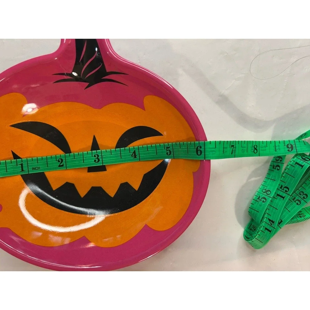 Hyde and Eek Figural Pumpkin Melamine Snack‎ Bowl Set of Three New